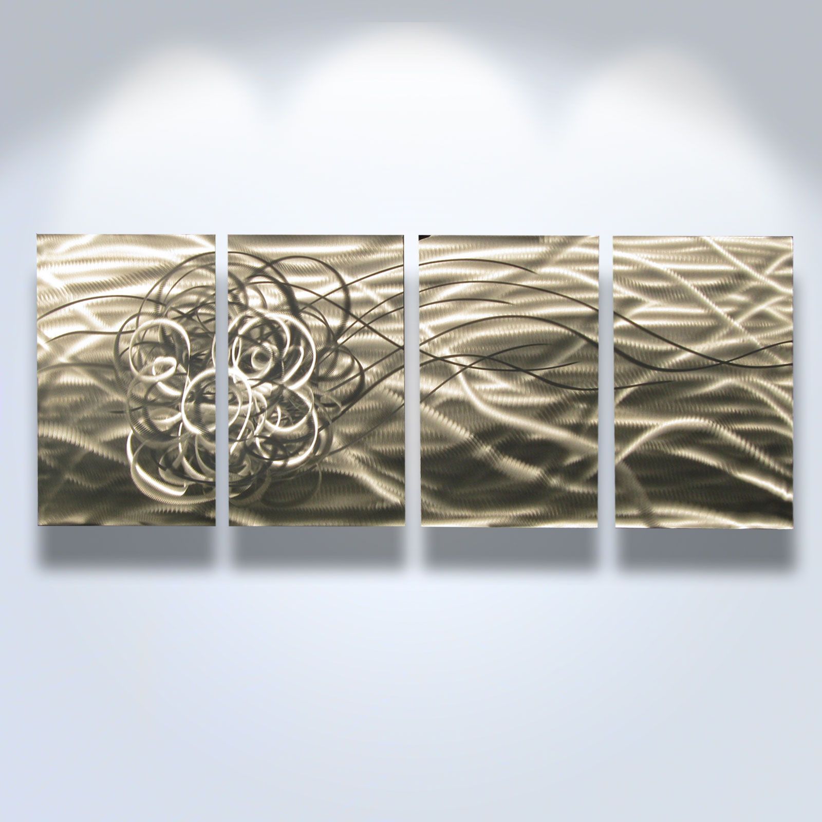 Torrent  Abstract Metal Wall Art Contemporary Modern Decor On Storenvy Throughout Abstract Modern Metal Wall Art (View 10 of 15)