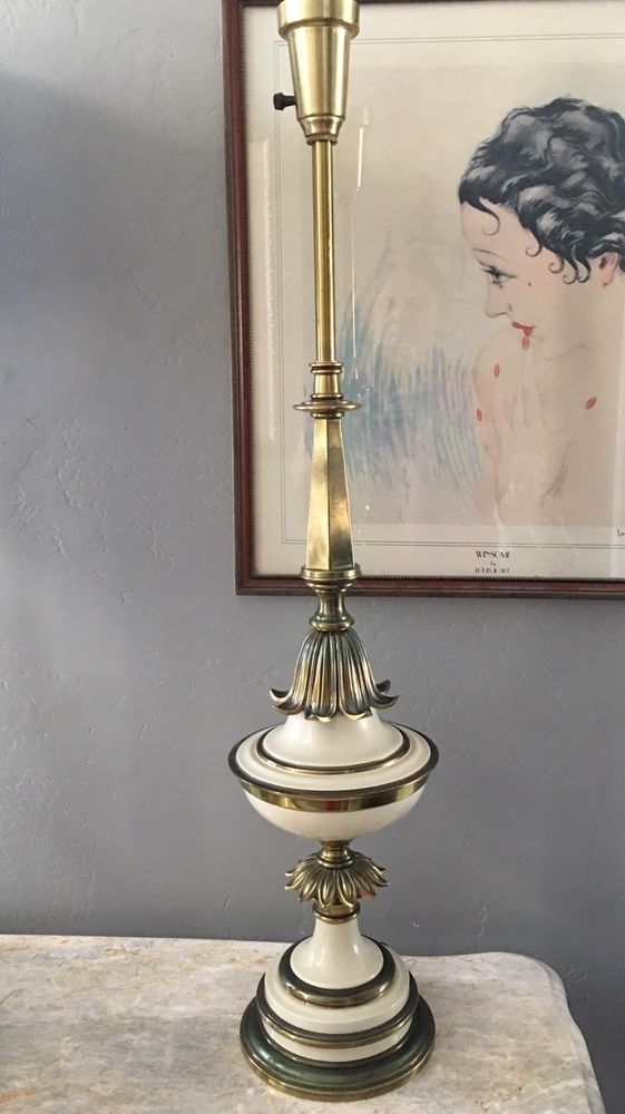 Vintage Stiffel Hollywood Regency Mid Century Modern Mcm Table Lamps In Stiffel Wall Art (View 2 of 15)
