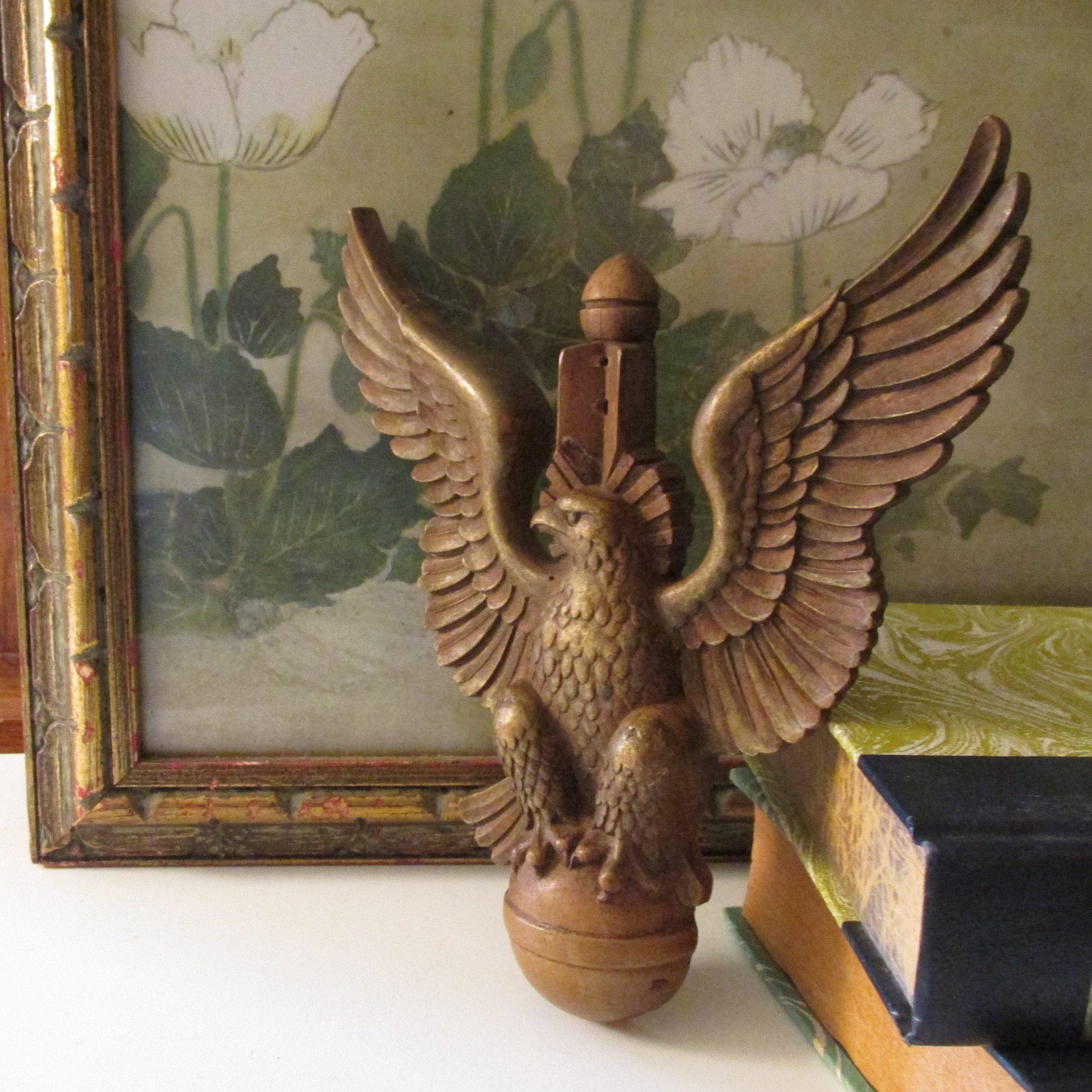 Vintage Syroco Wood Eagle Wall Plaque, Patriotic Eagle Wall Decor Pertaining To Eagle Wall Art (View 3 of 15)