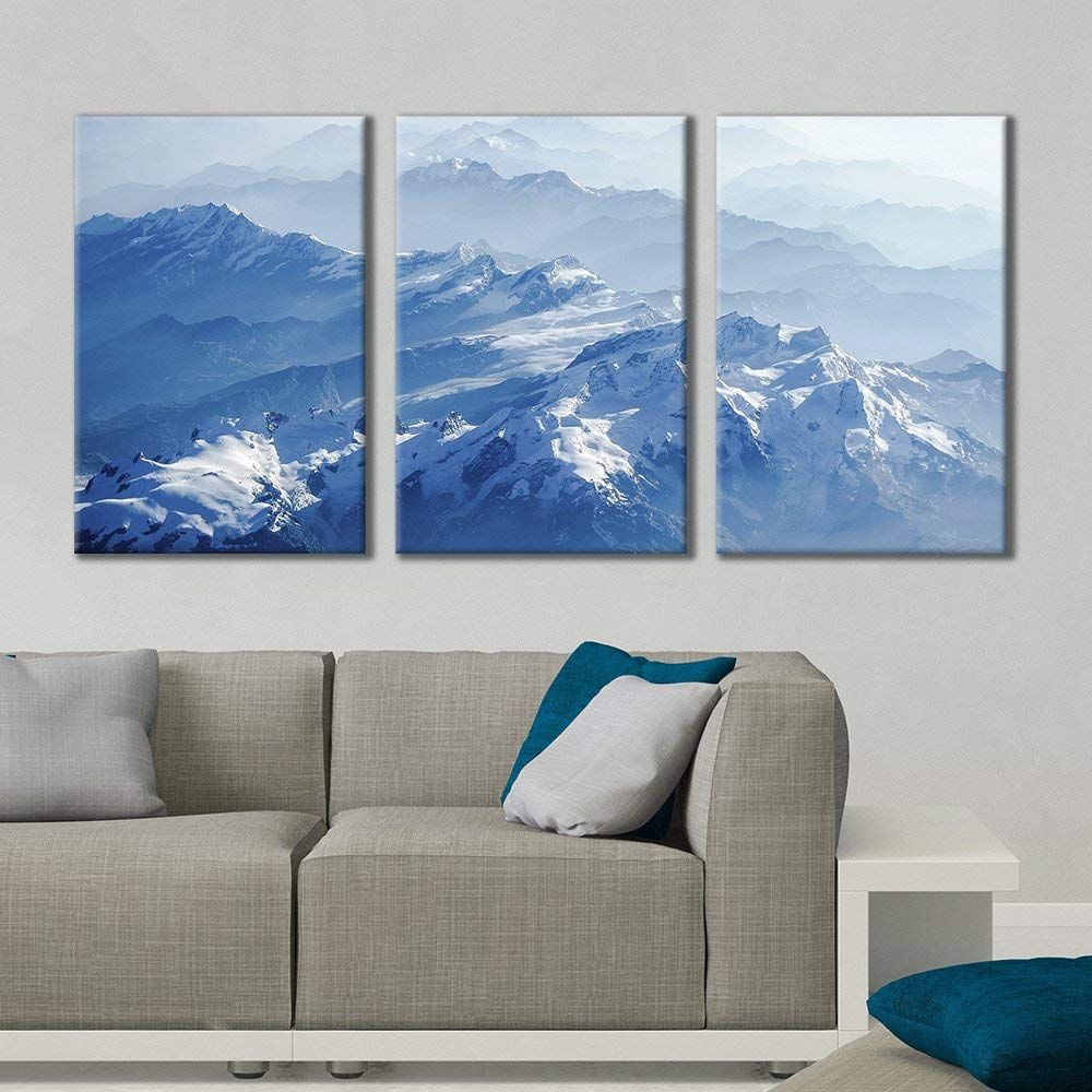 Wall26 – 3 Panel Canvas Wall Art – Majestic Natural Landscape Triptych In Natural Wall Art (View 10 of 15)