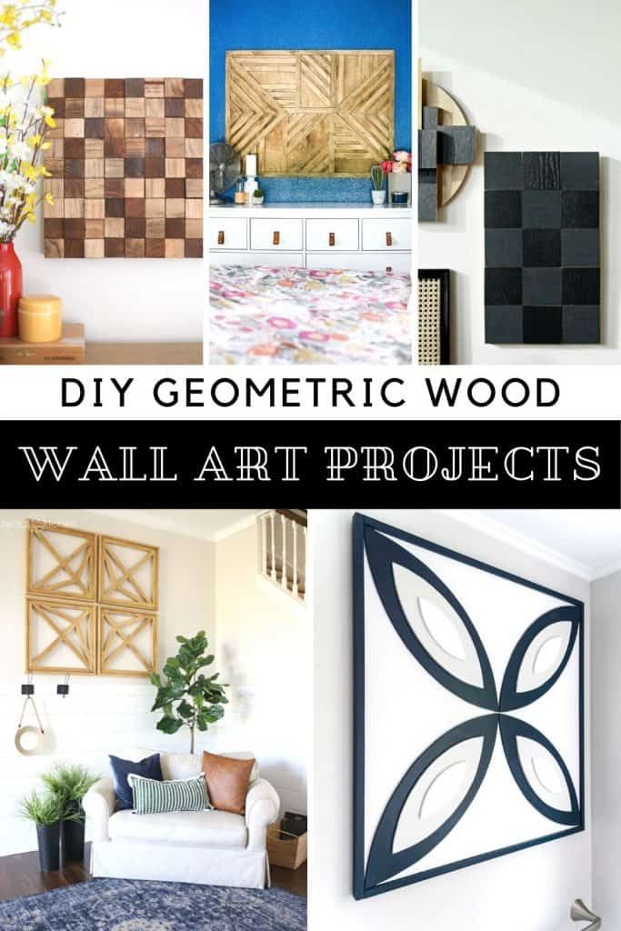 10 Easy Diy Geometric Wood Wall Art Projects – Joyful Derivatives Pertaining To Geometric Wood Wall Art (View 15 of 15)