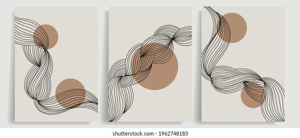 3,224,451 Abstract Line Drawing Images, Stock Photos & Vectors |  Shutterstock For Line Abstract Wall Art (View 9 of 15)