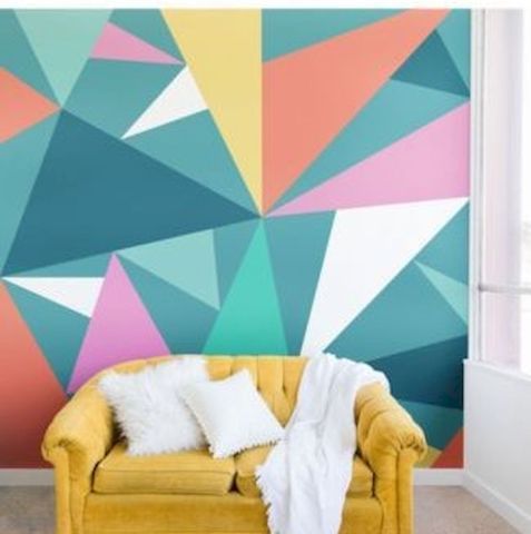 33 Best Geometric Wall Art Paint Design Ideas – 33decor | Geometric Wall  Paint, Geometric Wall, Wall Paint Designs With Regard To Modern Geometric Wall Art (View 12 of 15)