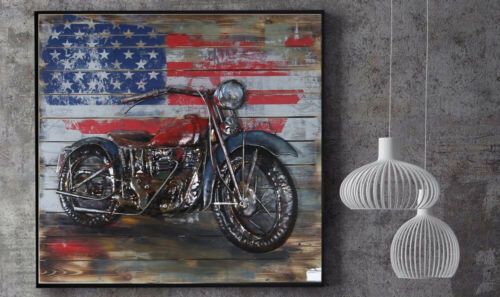 3d Metal Wall Art With Retro Motobike For Home Decorative Rust Proof  Dealgift | Ebay For Vintage Rust Wall Art (View 14 of 15)