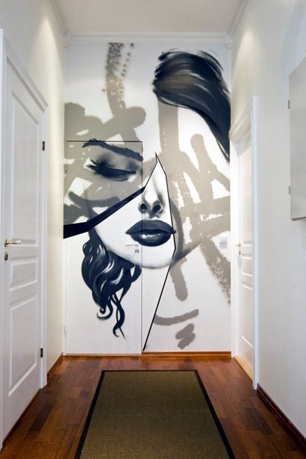 40 Elegant Wall Painting Ideas For Your Beloved Home – Bored Art | Murales,  Pinturas De Pared, Pintura Mural With Elegant Wall Art (View 3 of 15)