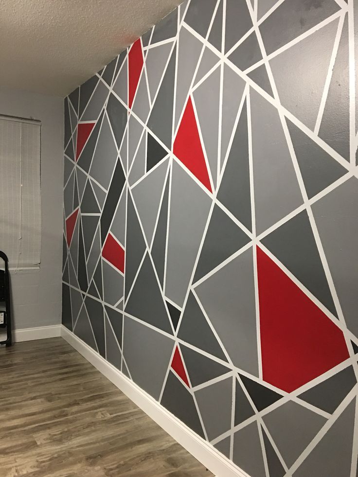 Abstract Painted Wall | Wall Paint Patterns, Geometric Wall Paint, Wall  Paint Designs Within Abstract Pattern Wall Art (View 8 of 15)