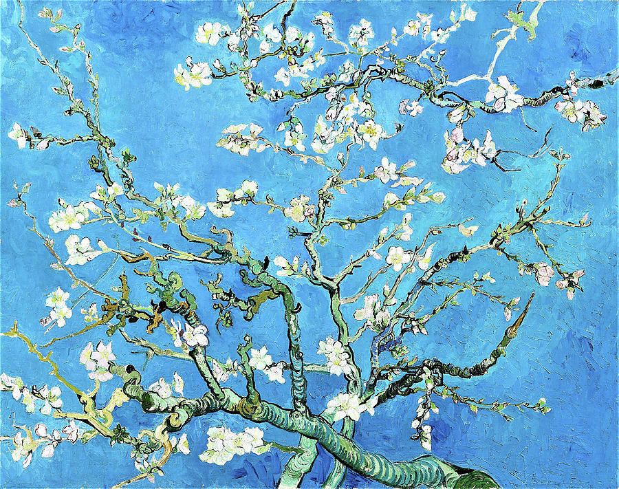 Almond Blossom – Digital Remastered Edition Paintingvincent Van Gogh –  Fine Art America Intended For Almond Blossoms Wall Art (View 3 of 15)
