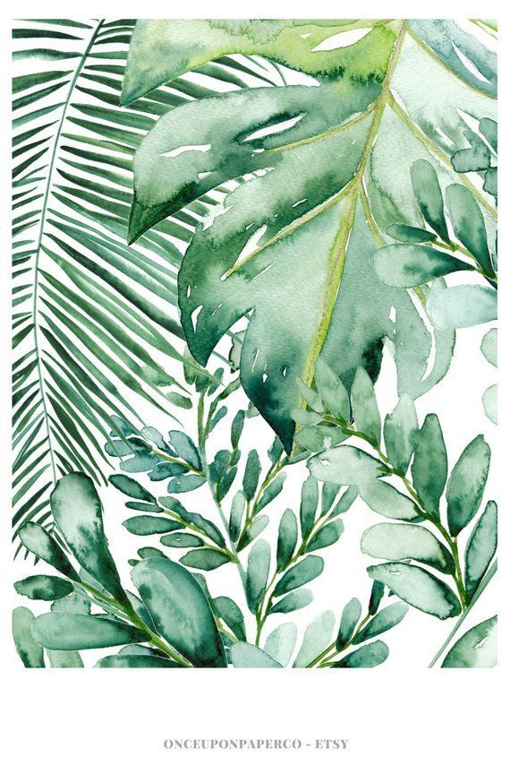 Banana Leaf Wall Art Banana Leaf Decor Palm Leaf Art Print – Etsy Uk |  Feuille De Bananier, Art De La Feuille, Feuille Palmier Pertaining To Tropical Leaves Wall Art (View 2 of 15)