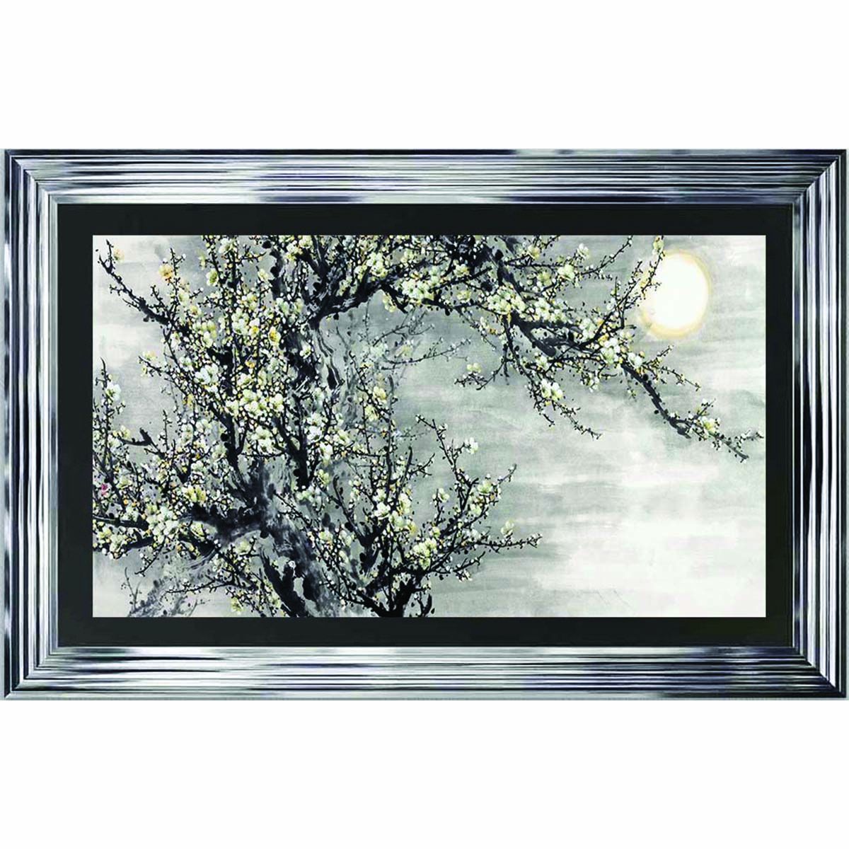 Blossom Framed Liquid Art Work | Painting 3d Embellished Of Blossom Tree With Regard To Liquid Wall Art (View 3 of 15)