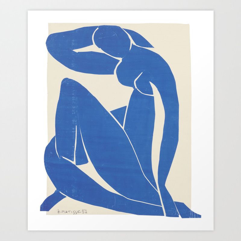 Blue Nudehenri Matisse Art Printhistoria Fine Art Gallery | Society6 Inside Blue Nude Wall Art (View 4 of 15)