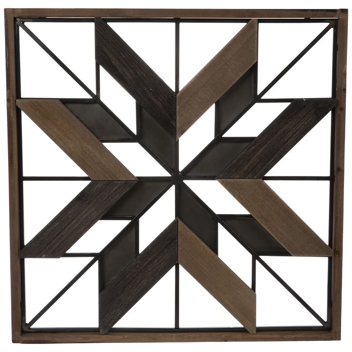 Brown & Black Geometric Star Wood Wall Decor | Hobby Lobby | 1956135 With Black Wood Wall Art (View 9 of 15)