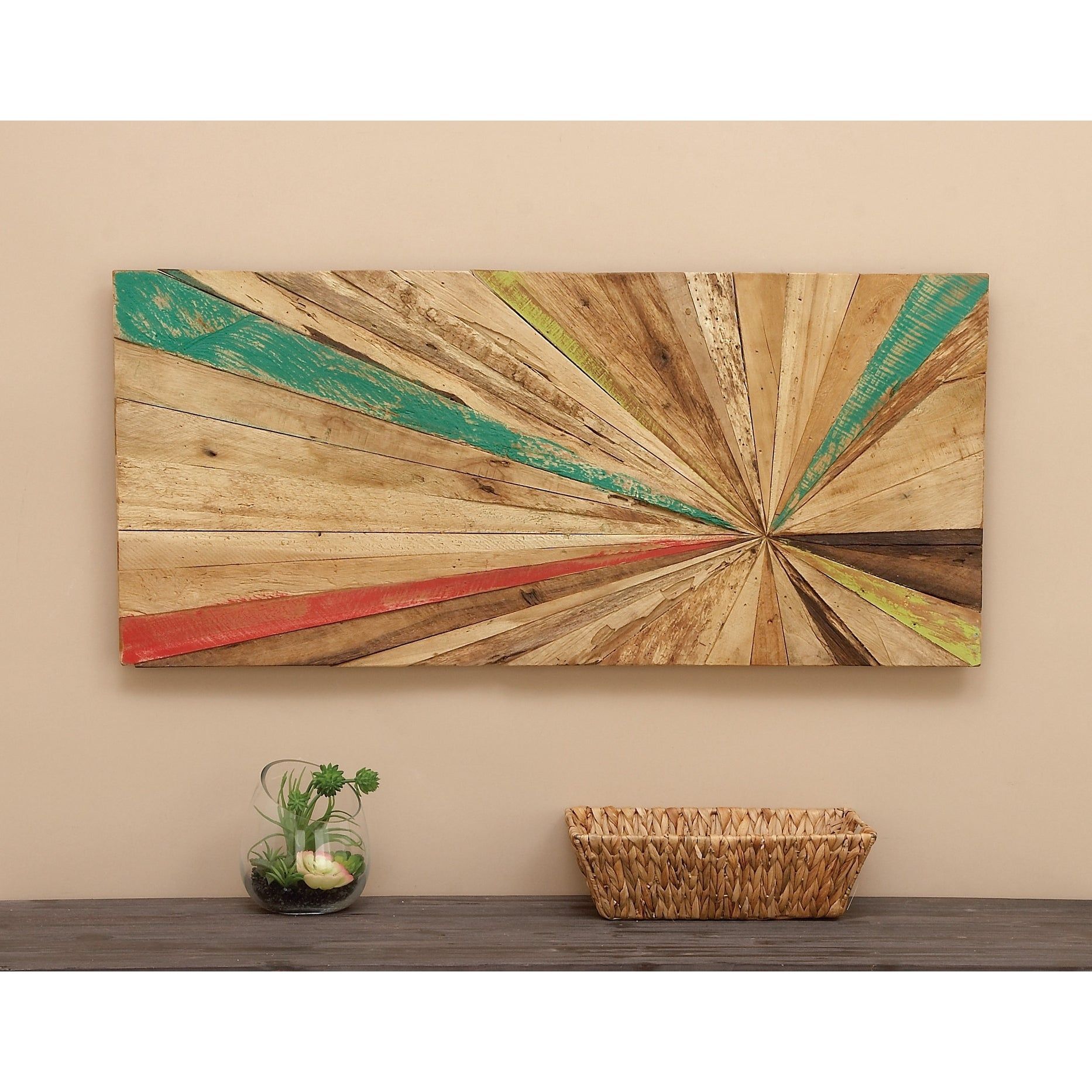 Brown Teak Rustic Wall Decor Abstract – On Sale – Overstock – 10594747 Pertaining To Abstract Modern Wood Wall Art (View 5 of 15)