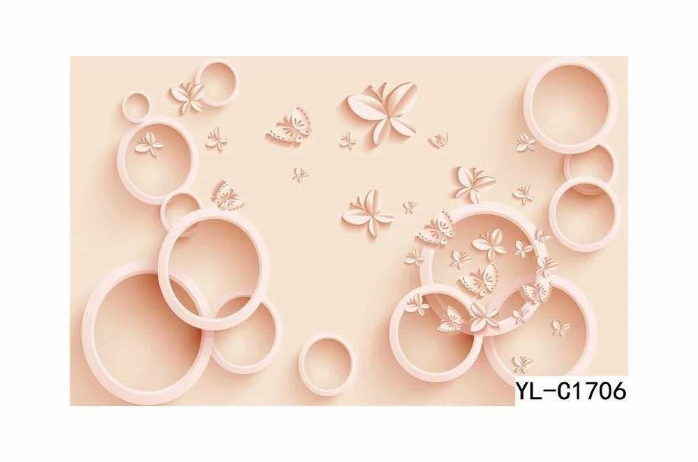 Butterfly Theme Bubble Wall Art: Buy Online On Wao Wallpaper Throughout Bubble Wall Art (View 7 of 15)