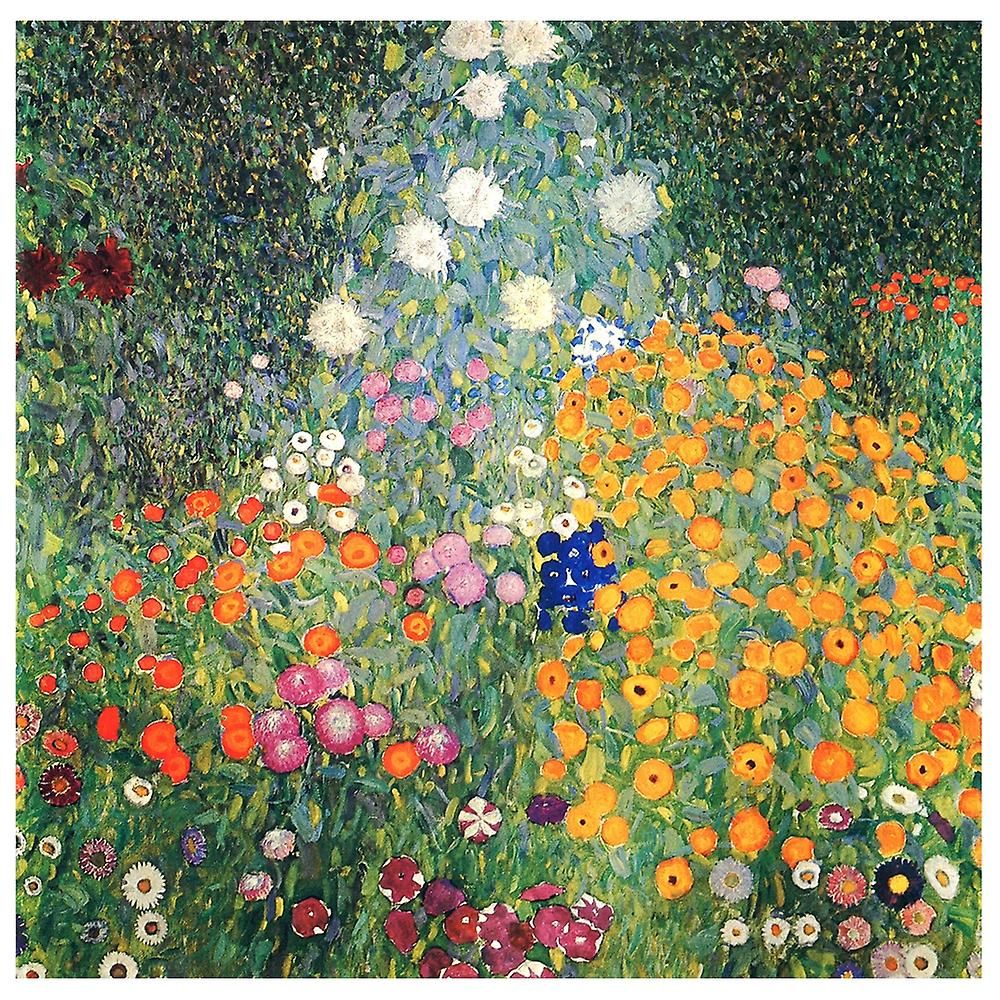 Canvas Print – Flowers Garden – Gustav Klimt – Wall Art Decor | Fruugo Fr Within Flower Garden Wall Art (View 11 of 15)