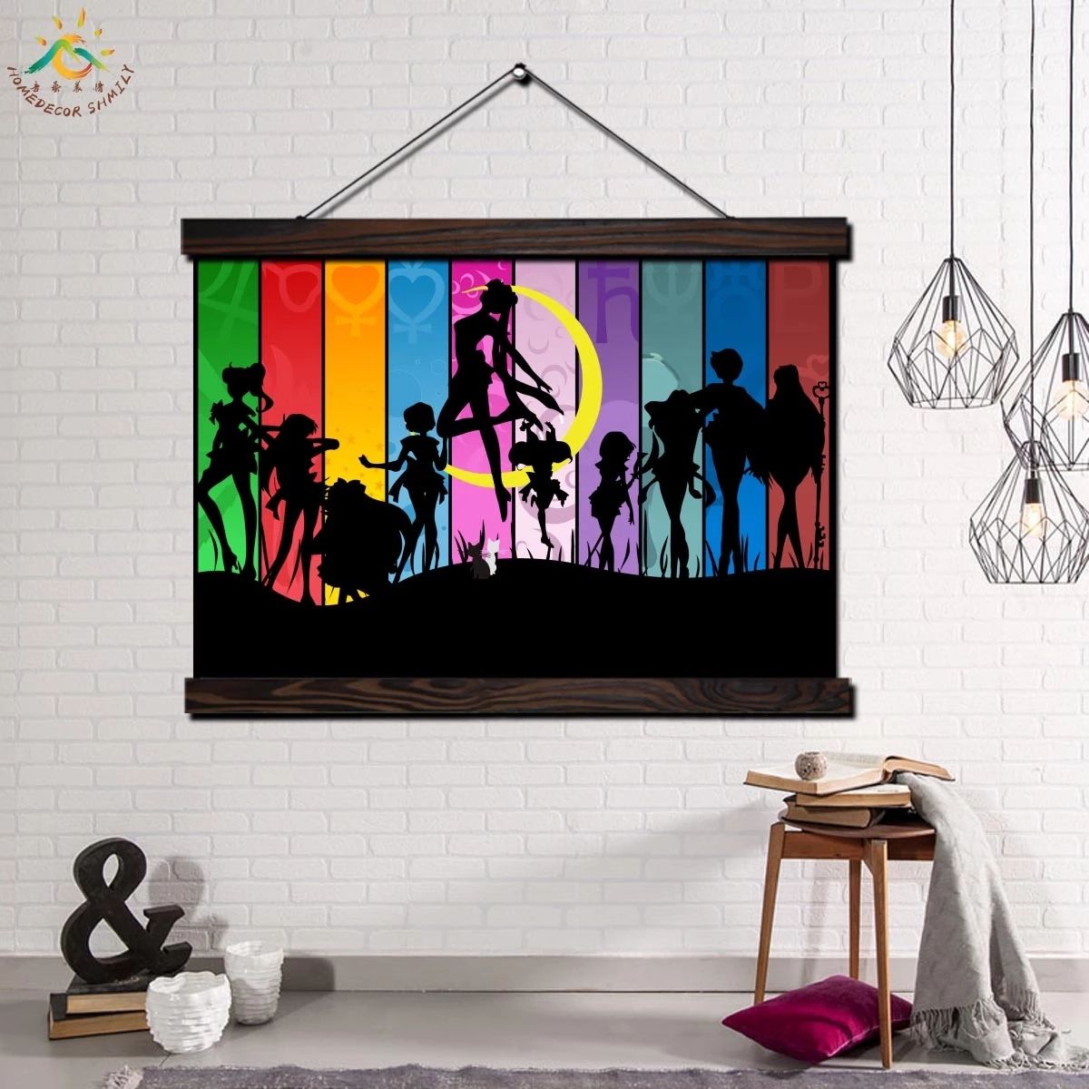 Cartoon Disco Girls Modern Wall Art Print Pop Art Picture And Poster Solid  Wood Hanging Scroll Canvas Painting For Child's Room|painting &  Calligraphy| – Aliexpress With Disco Girl Wall Art (View 1 of 15)