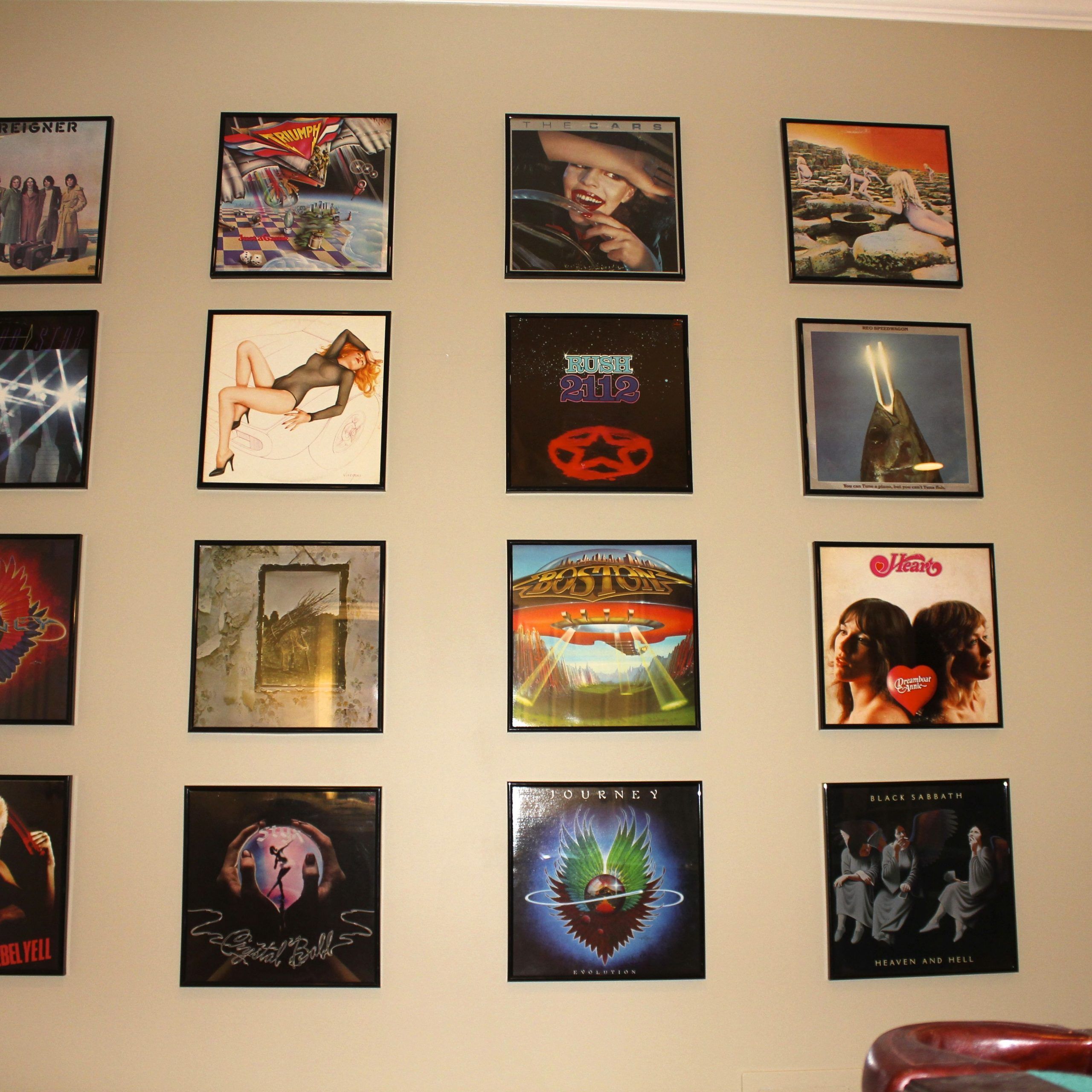Classic Rock Album Wall. Another Shot. Lower Angle (View 6 of 15)