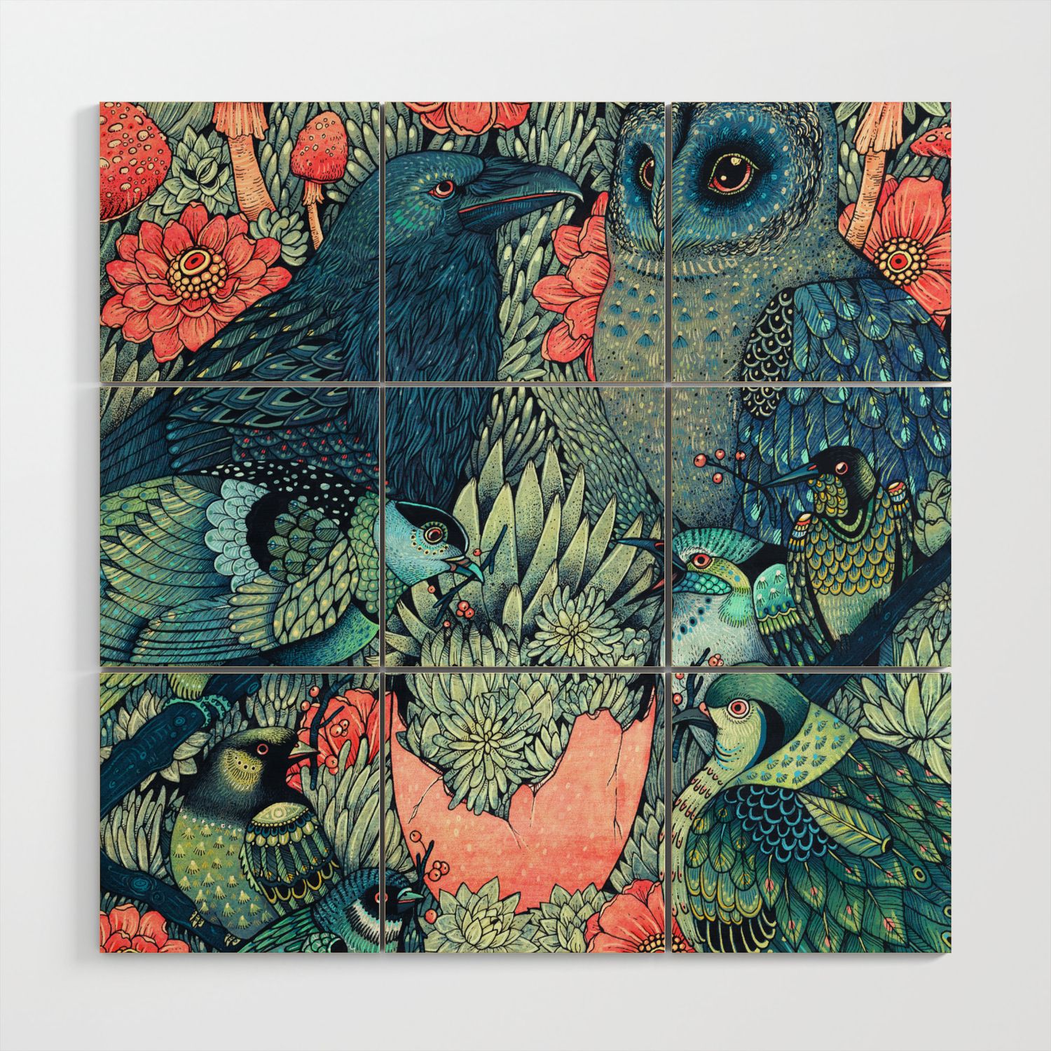 Cosmic Egg Wood Wall Artangela Rizza | Society6 Intended For Cosmic Egg Wall Art (View 5 of 15)