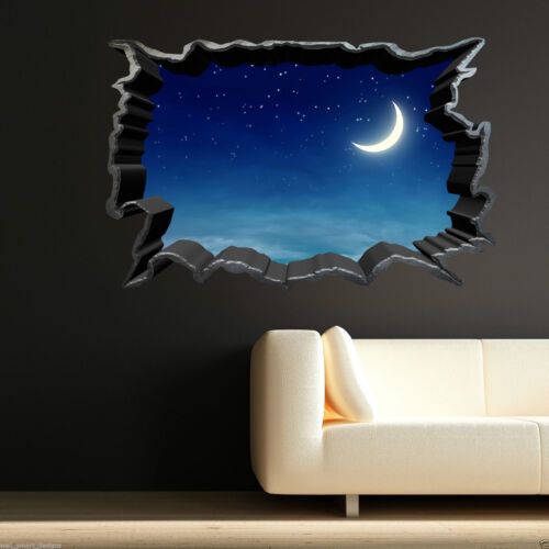 Couleur Pleine Lune Night Sky Stars Wall Art Autocollant Décalque Transfert  Graphique Wsd369 | Ebay Throughout Stars Wall Art (View 8 of 15)