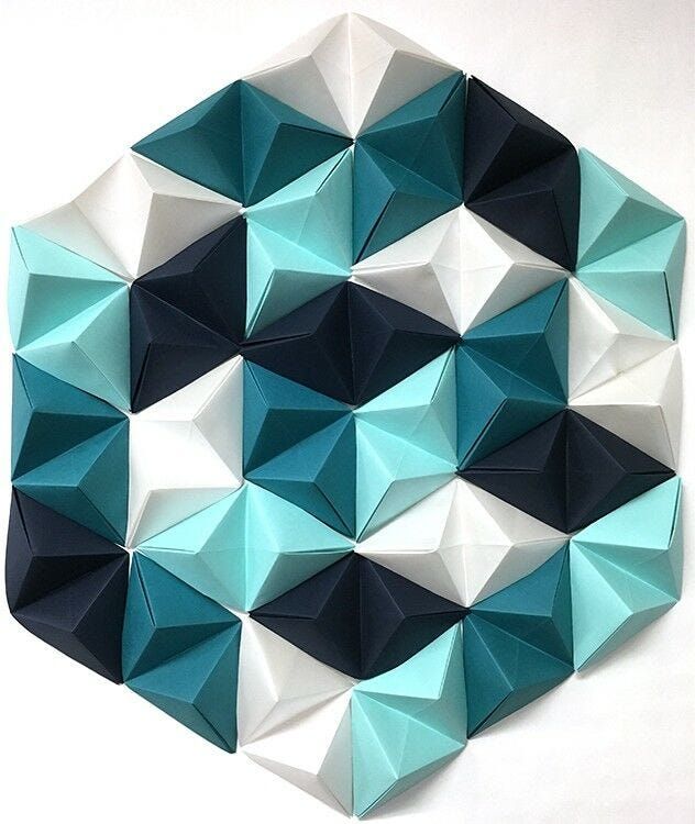 Diy: Geometric Paper Wall Art | Jam Paper For Paper Art Wall Art (View 9 of 15)