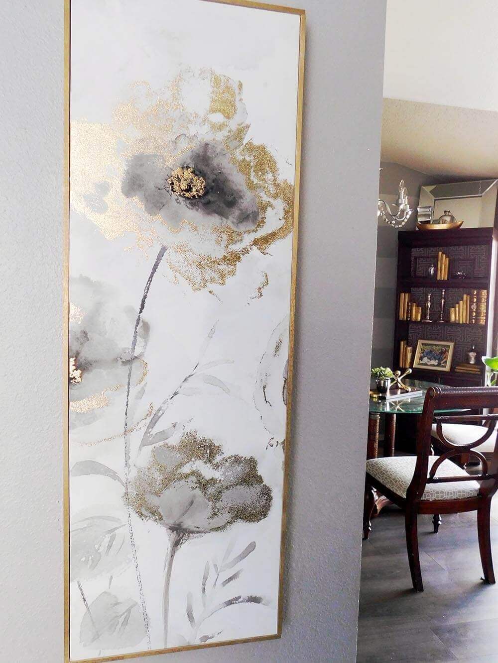 Elegant Golden Living Room Wall Decor — Homebnc Throughout Elegant Wall Art (View 14 of 15)