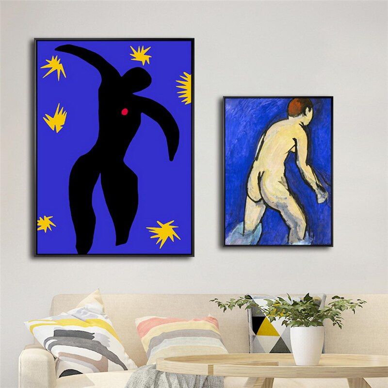Famous Blue Nude Art Di Henri Matisse Dipinti Su Tela On The Wall Art  Poster E Stampe Nude Art Immagine Per Living Room Decor|pittura E  Calligrafia| – Aliexpress With Blue Nude Wall Art (View 9 of 15)