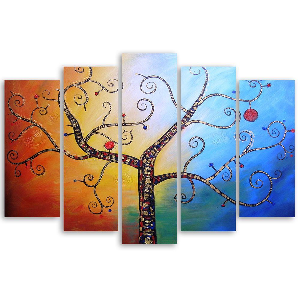 Famous Paintings, Canvas Prints, Vintage Posters And Wall Art – ツ  Legendarte – Canvas Print – Another Tree Of Life – Wall Art Decor Regarding Modern Art Wall Art (View 14 of 15)
