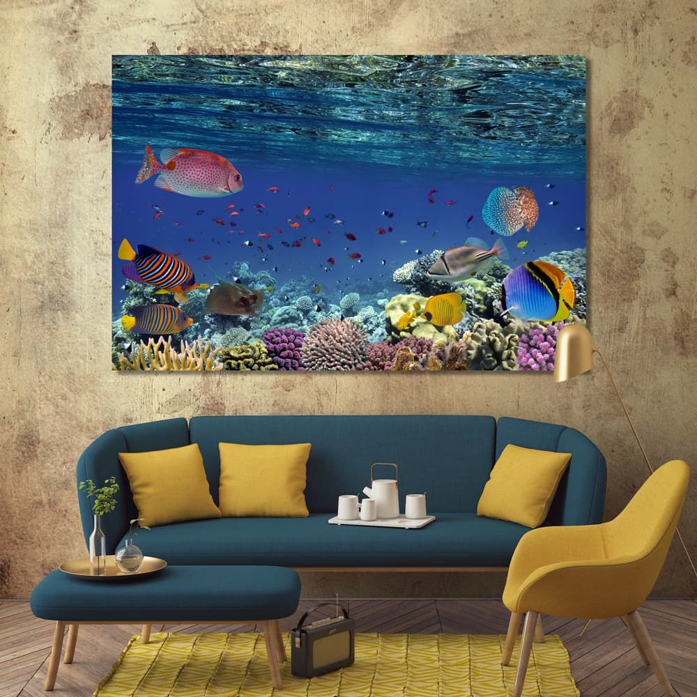 Fish Underwater Wall Art Decor Ideas, Sea Life Canvas Prints Art – Arts  Decor Within Underwater Wall Art (View 4 of 15)