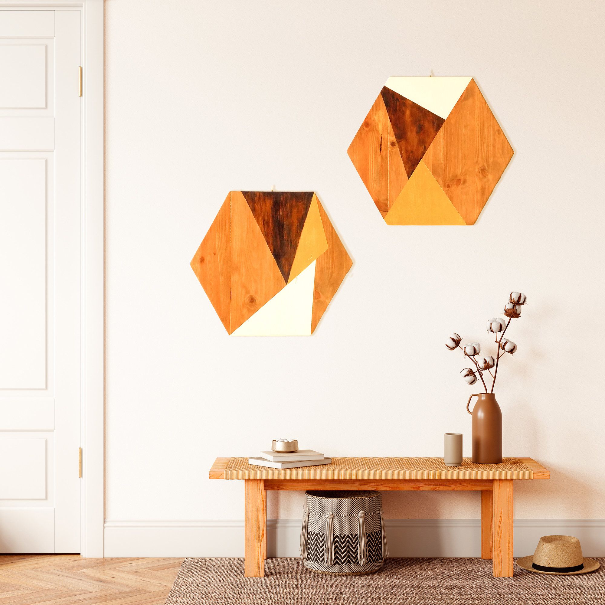 Geometric Wall Art Wood Wall Decor Wood Modern Minimalist – Etsy With Abstract Modern Wood Wall Art (View 2 of 15)