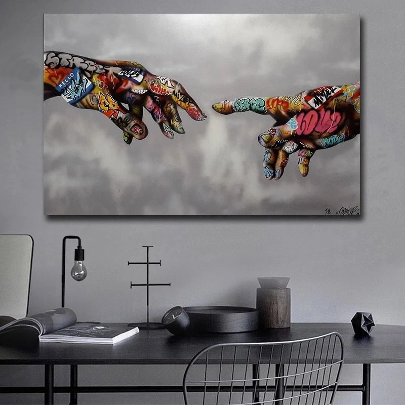 Graffiti Art Poster Print Painting Street Art Urban Art On Canvas Hand Wall  Pictures For Living Room Home Decor – Painting & Calligraphy – Aliexpress With Regard To Urban Wall Art (View 3 of 15)