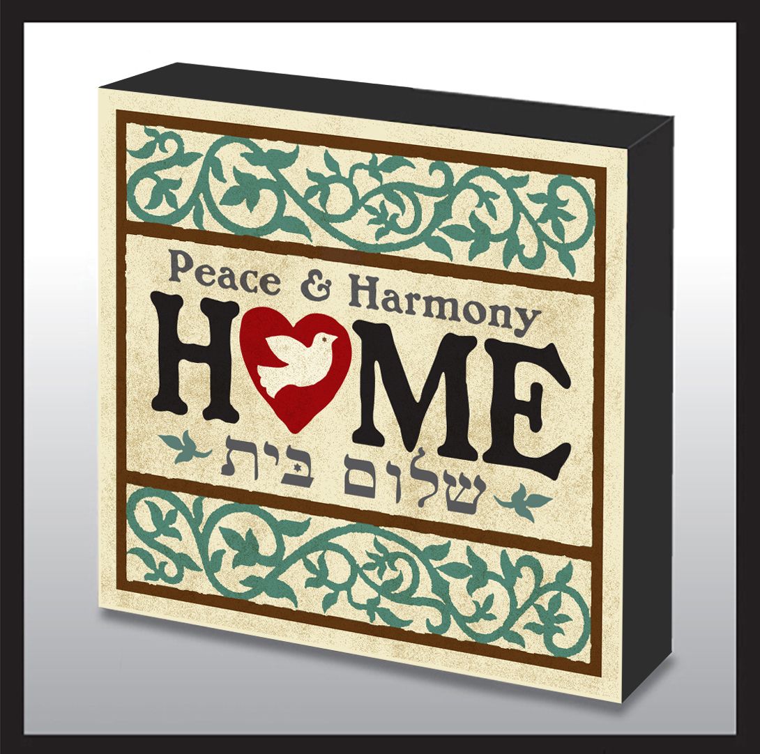 Hand Made Peace And Harmony Wood Wall Art In Peace Wood Wall Art (View 14 of 15)