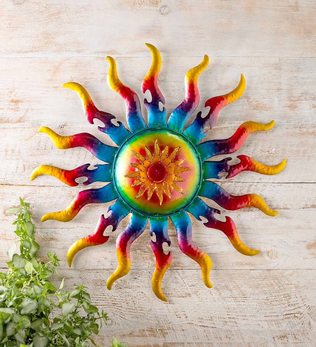 Handcrafted Lighted Metal Sun Wall Art | Wind And Weather For Sun Wall Art (View 13 of 15)