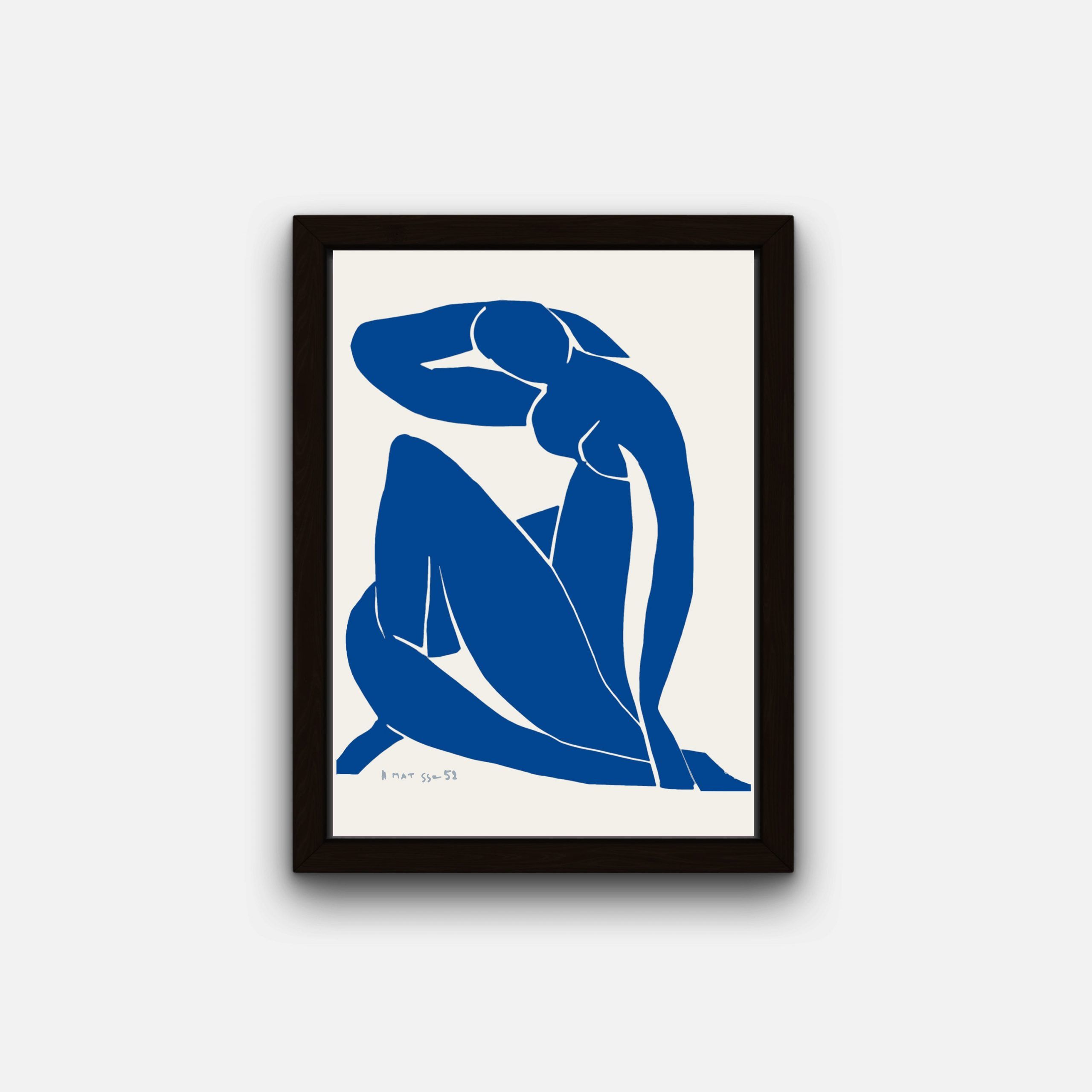 Henri Matisse Wall Art Blue Nude Ii Art Print Blue Nude – Etsy Italia Regarding Blue Nude Wall Art (View 5 of 15)