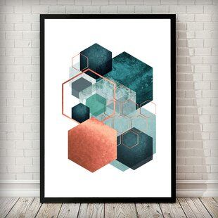 Hexagon Wall Art | Wayfair.co (View 6 of 15)