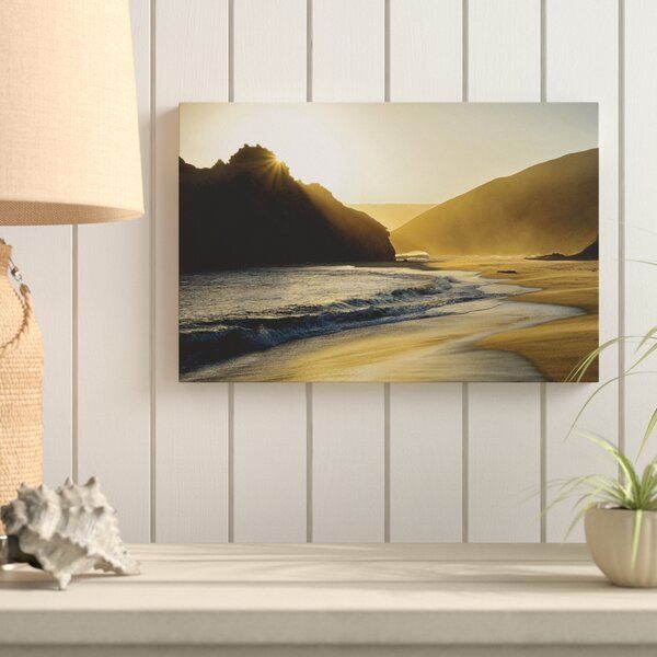 Highland Dunes Sunset At Big Sur – Photograph On Canvas & Reviews | Wayfair Intended For Big Sur Wall Art (View 10 of 15)