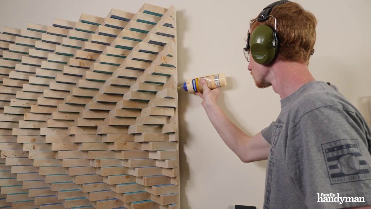 How To Build Abstract Wall Art – Youtube Throughout Abstract Wood Wall Art (View 4 of 15)