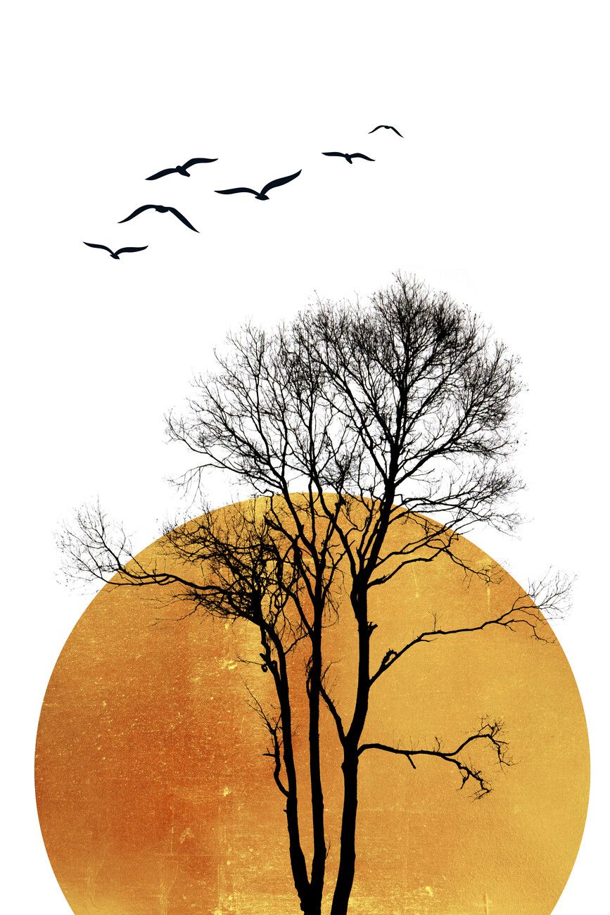 Illustration Artistiques | Winter Sunrise | Europosters With Sunrise Wall Art (View 9 of 15)