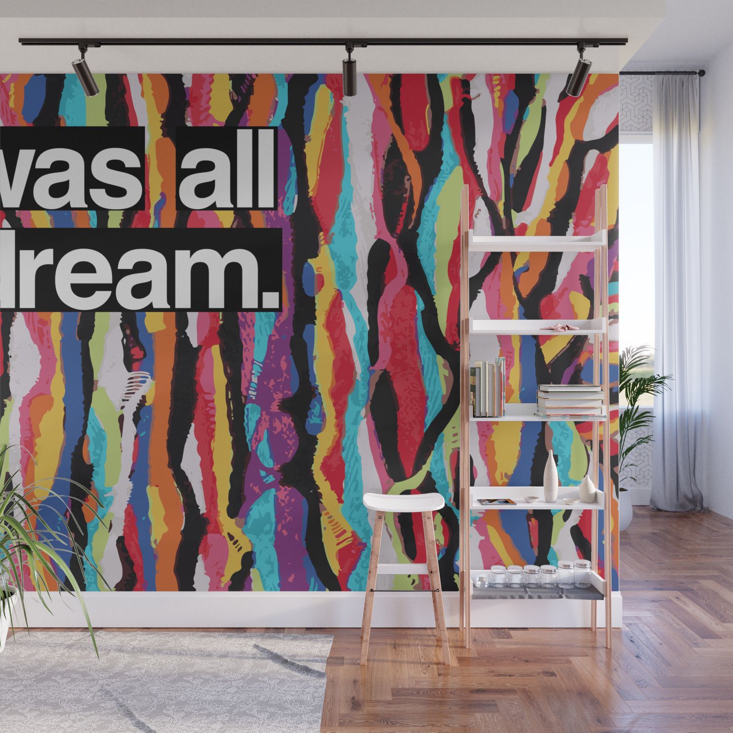 It Was All A Dream" Biggie Small Inspired Hip Hop Design Wall Muralandy  Hendren | Society6 Intended For Hip Hop Design Wall Art (View 10 of 15)