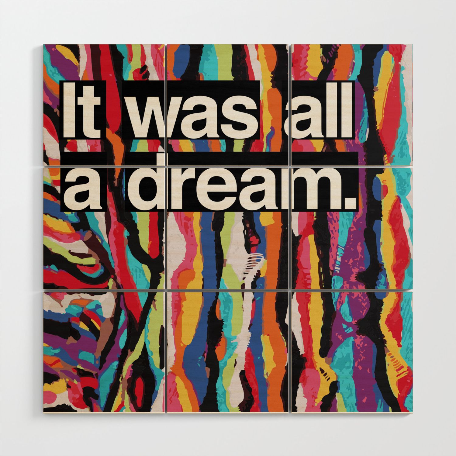 It Was All A Dream" Biggie Small Inspired Hip Hop Design Wood Wall Art Andy Hendren | Society6 Throughout Hip Hop Design Wall Art (View 15 of 15)