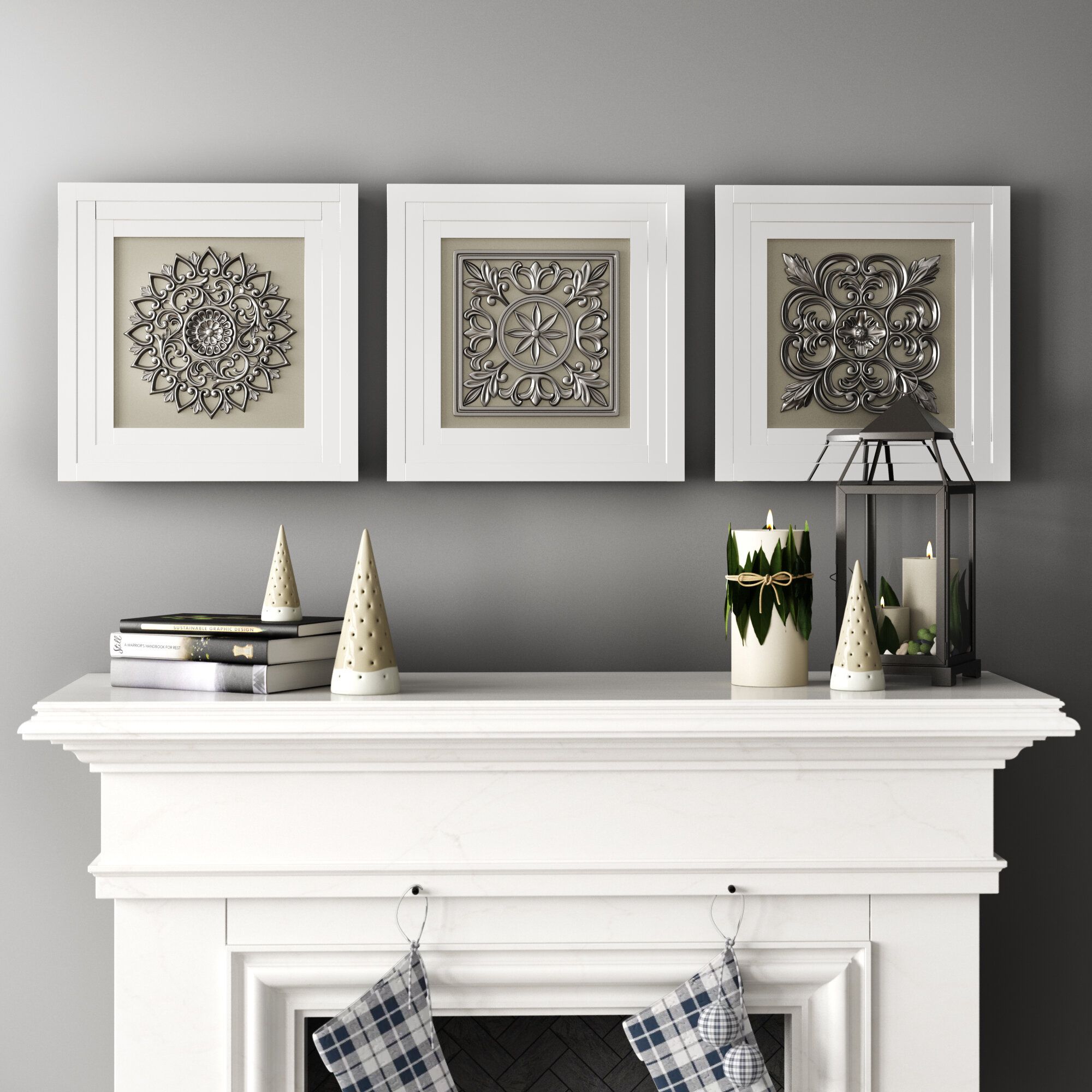 Laurel Foundry Modern Farmhouse 3 Piece Elegant Styled Wall Décor Set &  Reviews | Wayfair Intended For Elegant Wall Art (View 7 of 15)
