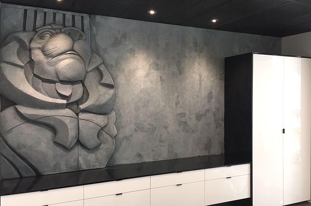 Lionsgate Concrete Wall At Stirling Law In Vancouver — Wavestone Sculpture Throughout Concrete Wall Art (View 15 of 15)