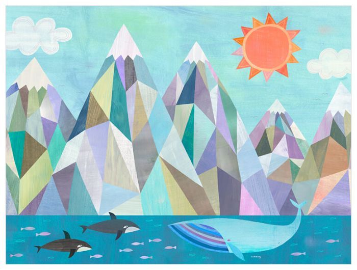 Mountain Adventurethe Sea, Beach & Ocean Canvas Wall Art | Oopsy Daisy Pertaining To The Seawall Art (View 15 of 15)