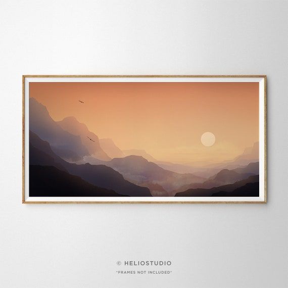 Mountain Valley Sunrise Wall Art (View 5 of 15)