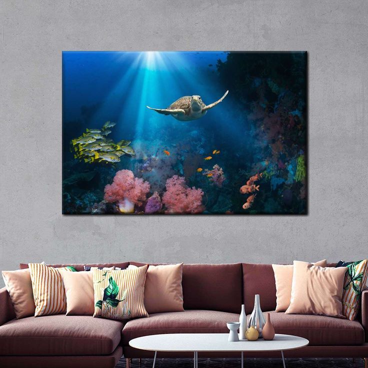 Ocean Underwater Wall Art | Photography In 2022 | Photography Wall Art, Canvas  Wall Art, Ocean Underwater Regarding Underwater Wall Art (View 6 of 15)