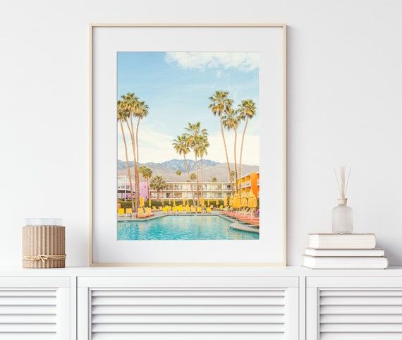 Palm Springs Wall Art Set Of 3 Prints Mid Century Modern Art – Etsy Italia In Palm Springs Wall Art (View 4 of 15)