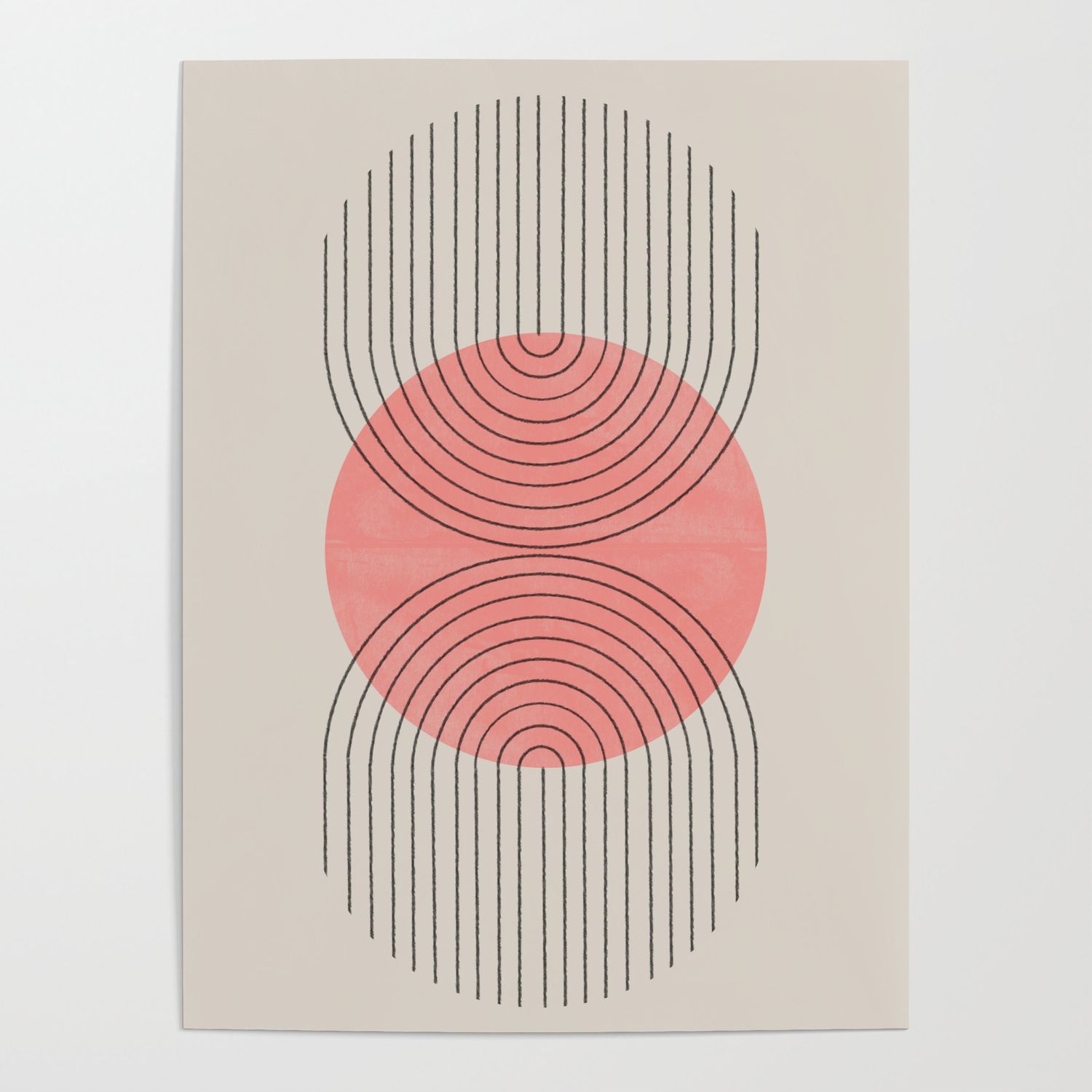 Perfect Touch Peach Posterthe Miuus Studio | Society6 Within Perfect Touch Wall Art (View 10 of 15)