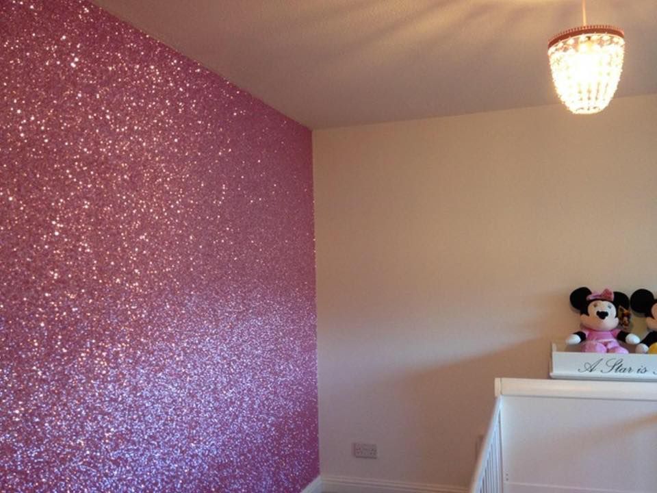 Pink Glitter Walls | Glitter Wallpaper Bedroom, Glitter Bedroom, Glitter  Room Regarding Glitter Pink Wall Art (View 15 of 15)