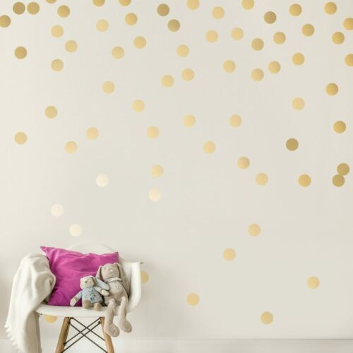 Polka Dot Wall Stickers Circle Children's Bedroom Decal Nursery Wall Art  Sticker | Ebay With Regard To Dots Wall Art (View 11 of 15)