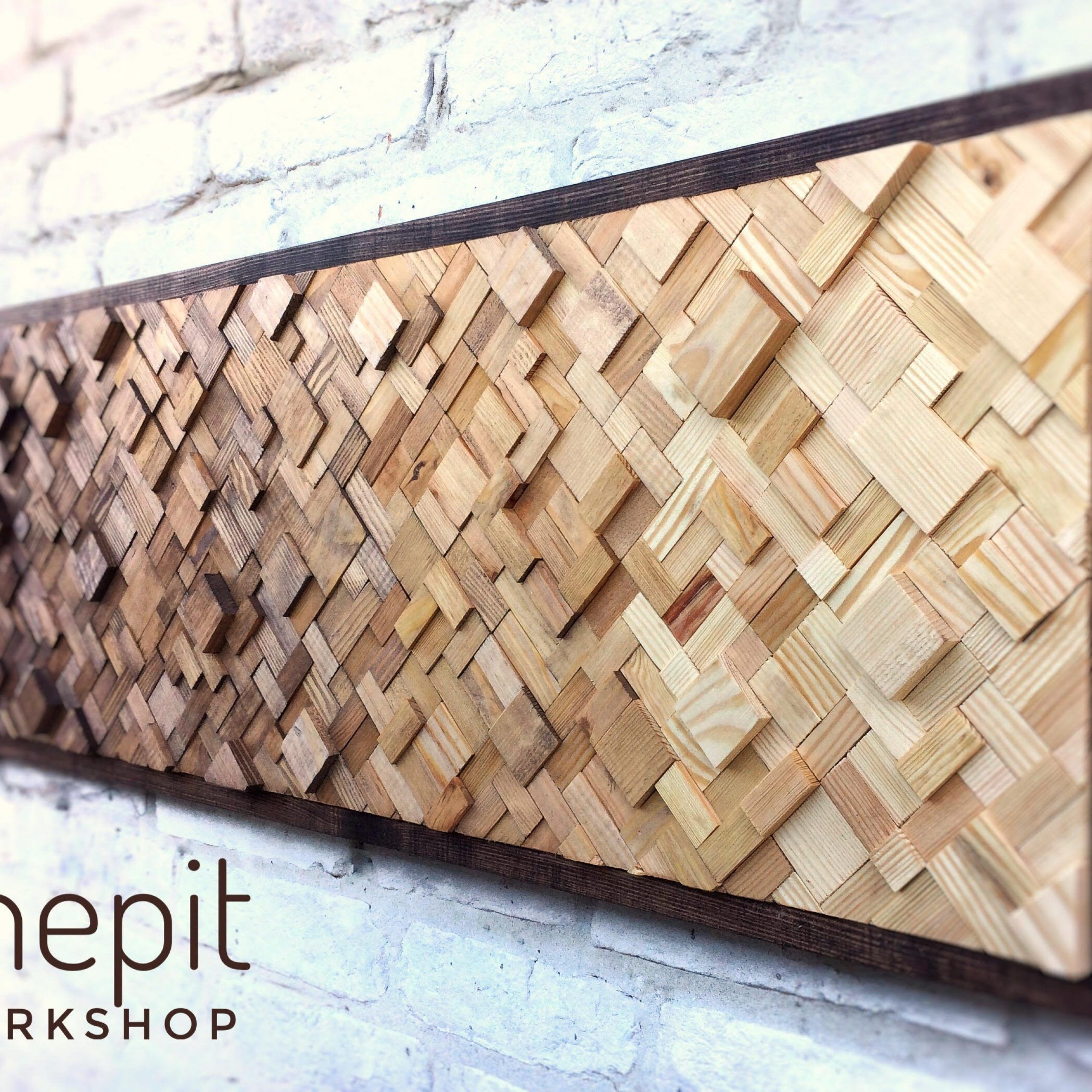 Rustic Wood Wall Art Large Wall Art 3d Wood Sculpture – Etsy With Regard To Abstract Modern Wood Wall Art (View 6 of 15)