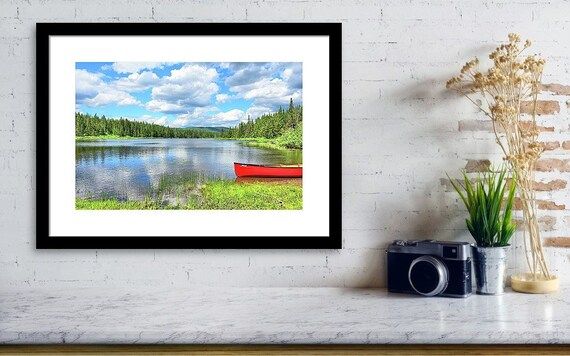 Scenes Of New England Mountain Lake Vista Fine Art Print – Etsy For Summer Vista Wall Art (View 12 of 15)