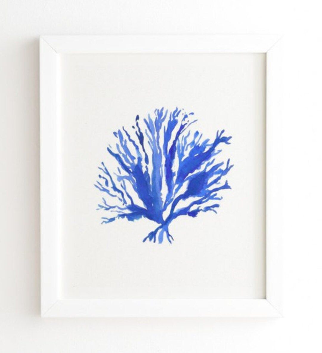 Sea Coral Framed Wall Art / Coastal Art – Etsy Within Perfect Touch Wall Art (View 15 of 15)